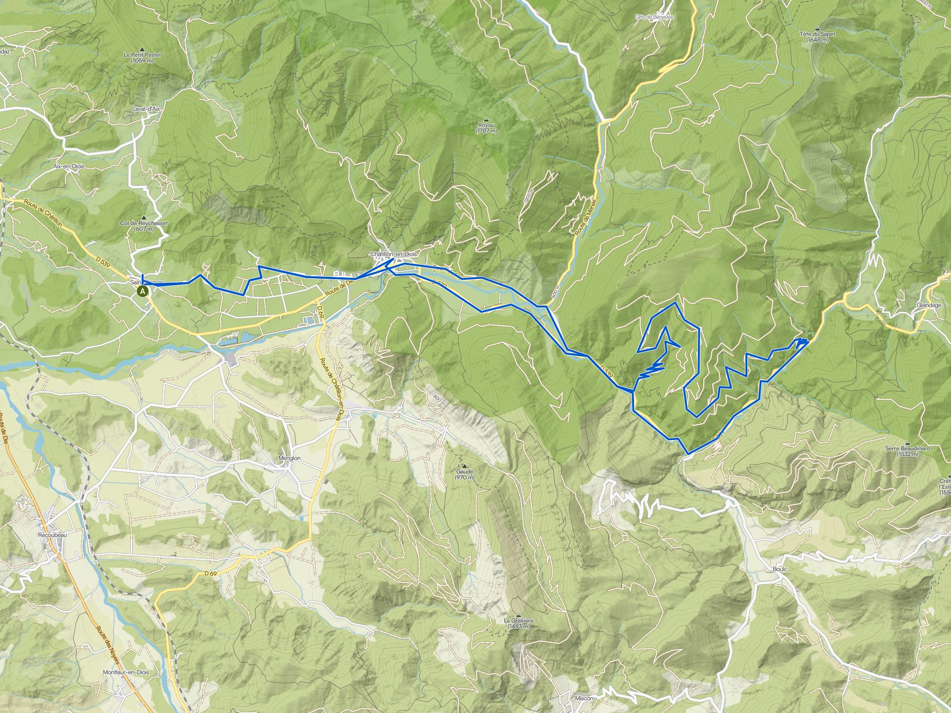 The best MTB trails around Montmaur-En-Diois | Komoot